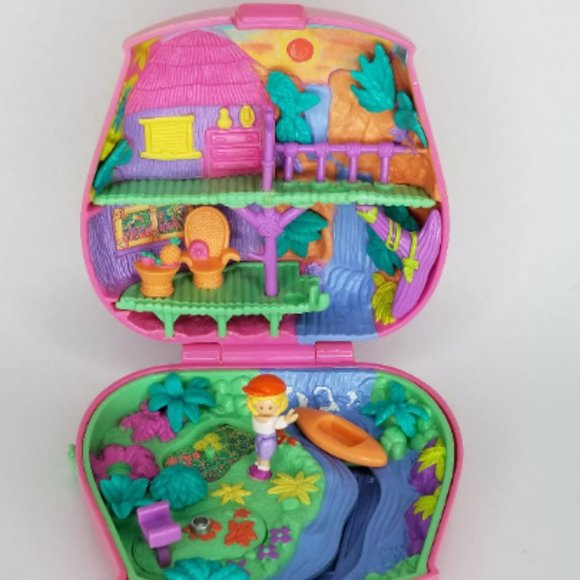 Vintage 1996 Polly Pocket Jungle Adventure 90s Bluebird - Picture 2 of 9
